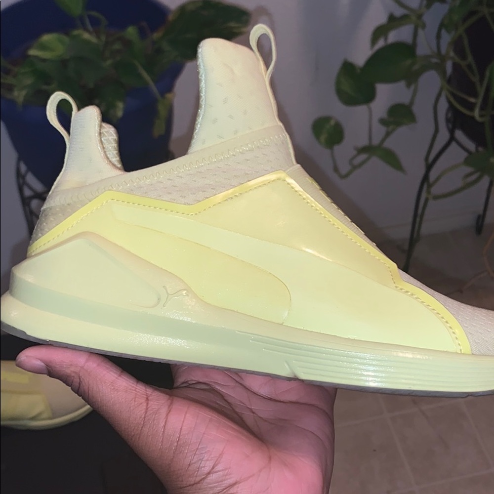 Neon green puma fierce